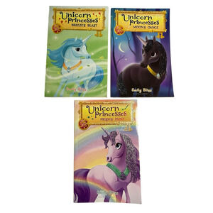 Unicorn Princesses Emily Bliss Lot of 3 PB Kids Fantasy Chapter Books Series
